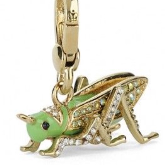 RARE Y2K Juicy couture Grasshopper cricket charm NEW PAVE...